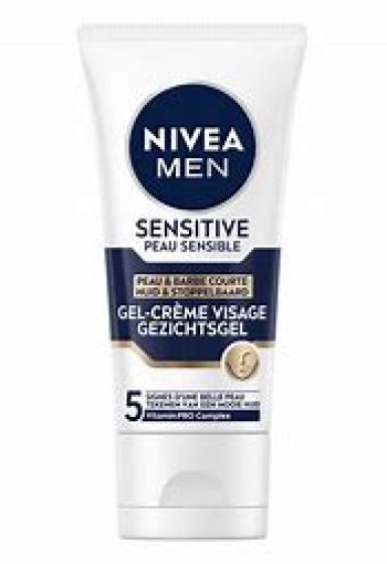 NIVEA Men Sensitive Huid & Stoppelbaard Gezichtsgel 50ml.