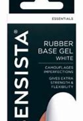 Sensista Rubber base gel white (7,5 Milliliter)