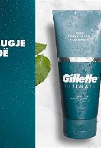 Gillette Intimate 2-In-1 Scheercrème & Reiniger Voor Intieme Zone 177 ML
