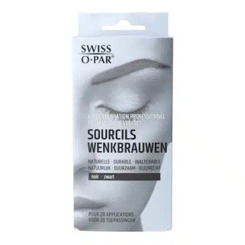 Swiss O-Par Wenkbrauw- & Wimperkleur Zwart