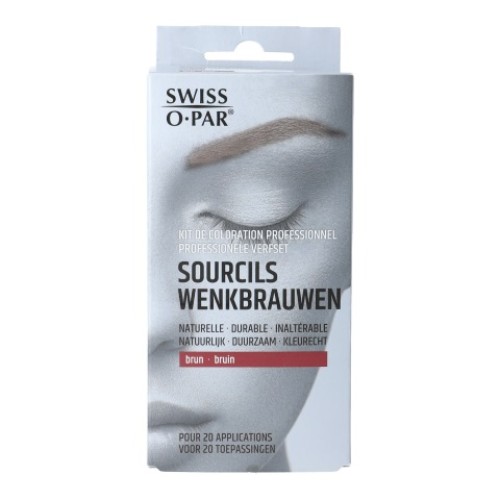 Swiss O-Par Wenkbrauw- & Wimperkleur Bruin