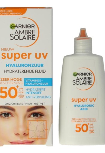 Ambre Solaire Fluid hyaluronzuur super UV SPF50+ (40 Milliliter)