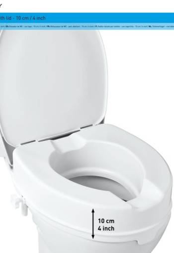 Vitility Toiletverhoger met deksel (1 Stuks)