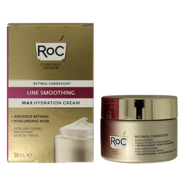 ROC Retinol correxion line smoothing max hydration (50 Milliliter)