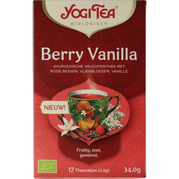 Yogi Tea Berry vanilla bio (17 Zakjes)