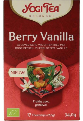 Yogi Tea Berry vanilla bio (17 Zakjes)