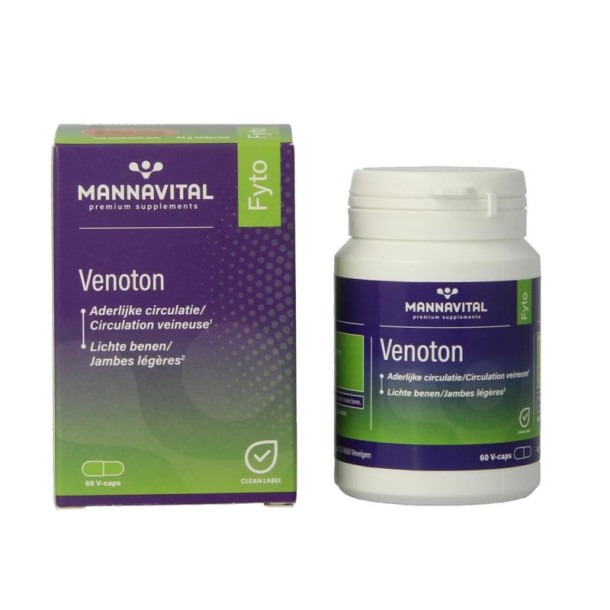 Mannavital Venoton (60 Vegetarische capsules)