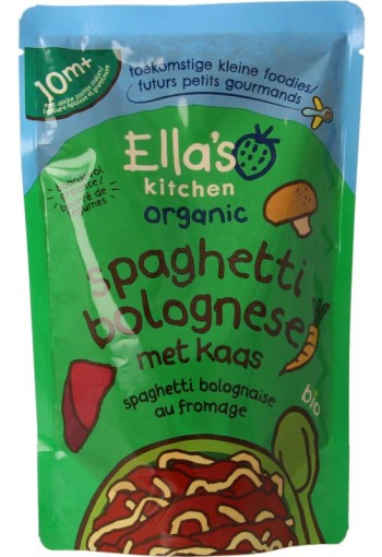 Ella's Kitchen Spaghetti bolognese met kaas 10+ maanden bio (190 Gram)