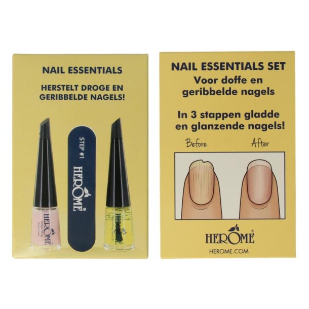 Herome Essentials set voor droge & geribbelde nagels (1 set)