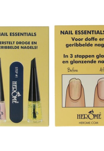 Herome Essentials set voor droge & geribbelde nagels (1 set)