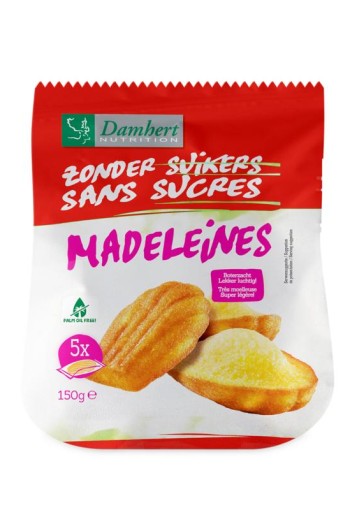 Damhert Madeleines zonder suiker (150 Gram)