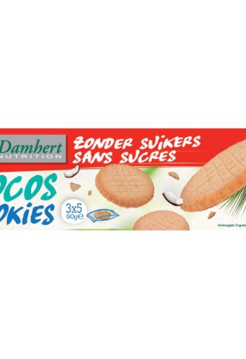 Damhert Cocos cookies zonder suikers (90 Gram)