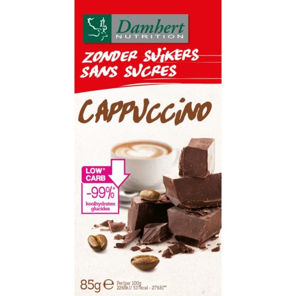 Damhert Chocoladetablet cappuccino (85 Gram)