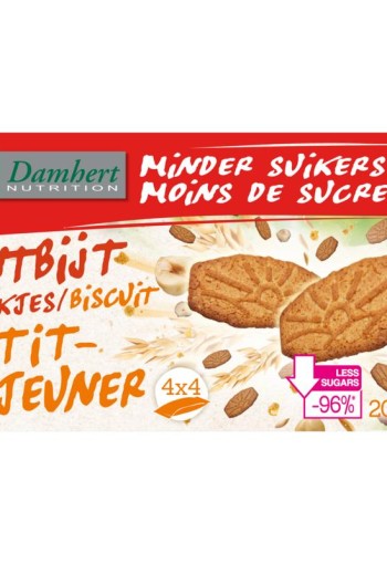 Damhert Ontbijtkoekjes minder suikers (200 Gram)