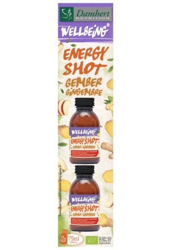 Damhert Energy shot gember duo (150 Gram)