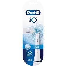 Oral-B iO Ultimate Clean Opzetborstels Wit 6 Stuks