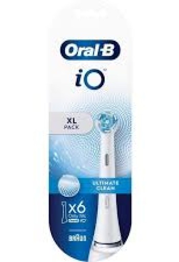 Oral-B iO Ultimate Clean Opzetborstels Wit 6 Stuks