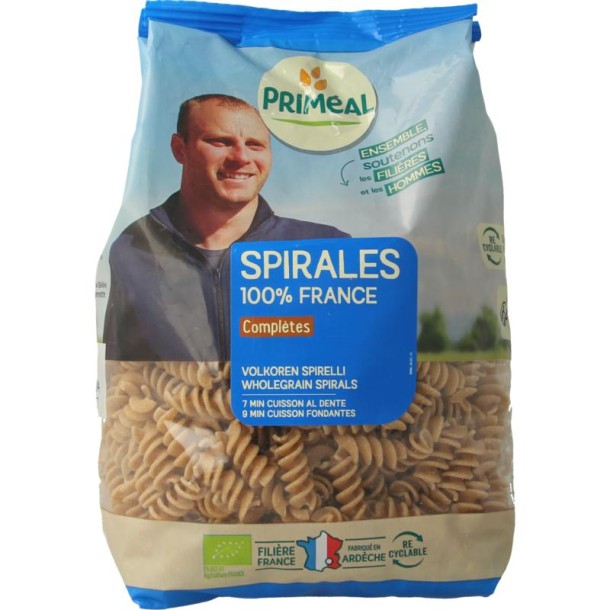 Primeal Fusilli volkoren bio (500 Gram)