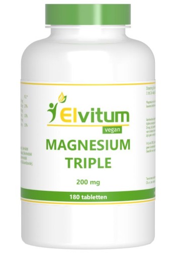 Elvitum Magnesium triple 200mg (180 Tabletten)