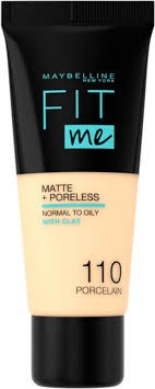 Maybelline New York Fit Me Matte + Poreless Foundation 110 Porcelain 30 ML