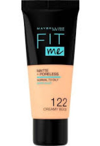 Maybelline New York Fit Me Matte + Poreless Foundation 122 Creamy Beige 30 ML