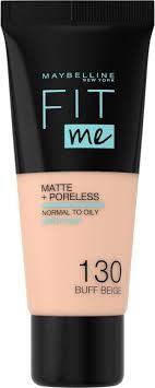 Maybelline New York Fit Me Matte + Poreless Foundation 130 Buff Beige 30 ML