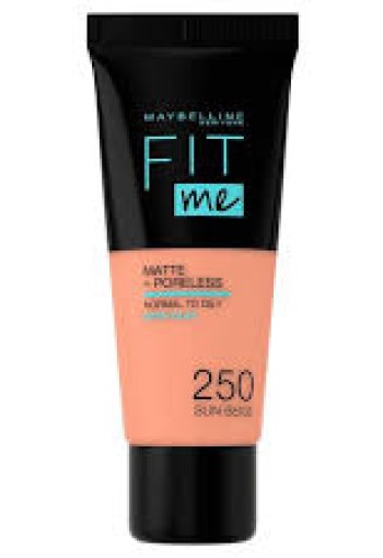 Maybelline New York Fit Me Matte + Poreless Foundation 250 Sun Beige 30 ML