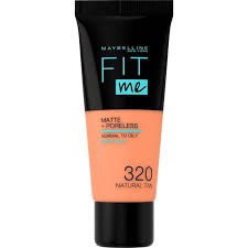 Maybelline New York Fit Me Matte + Poreless Foundation 320 Natural Tan 30 ML