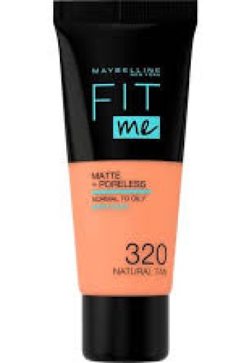 Maybelline New York Fit Me Matte + Poreless Foundation 320 Natural Tan 30 ML