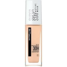 Maybelline New York SuperStay 30H Active Wear Foundation 03 True Ivory Foundation 30 ML