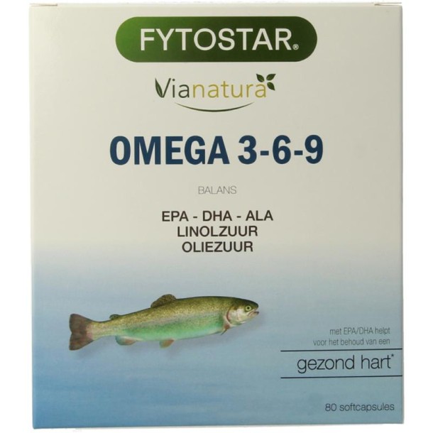 Fytostar Vianatura omega 3-6-9 (80 Capsules)