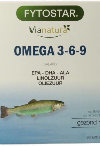 Fytostar Vianatura omega 3-6-9 (80 Capsules)