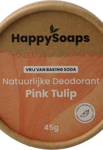 Happysoaps Deodorant pink tulip (45 Gram)