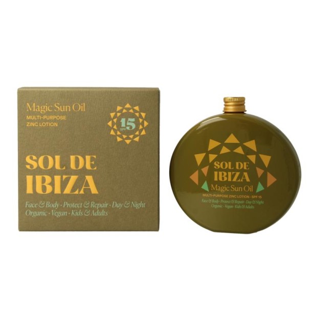 Sol de Ibiza Zonneolie beschermend & herstellend SPF15 bio (100 Milliliter)