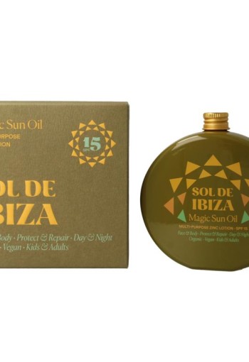 Sol de Ibiza Zonneolie beschermend & herstellend SPF15 bio (100 Milliliter)