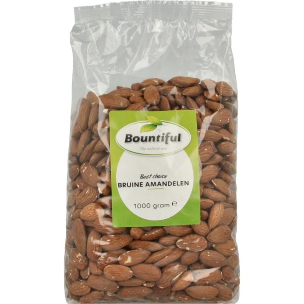 Bountiful Bruine amandelen (1000 Gram)