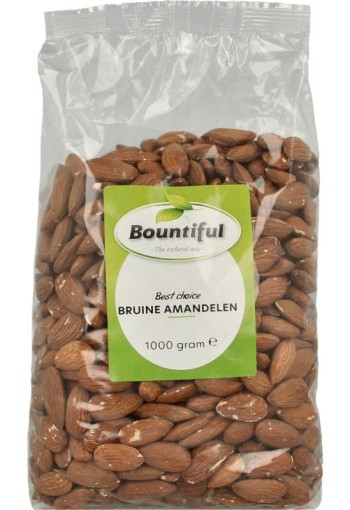 Bountiful Bruine amandelen (1000 Gram)