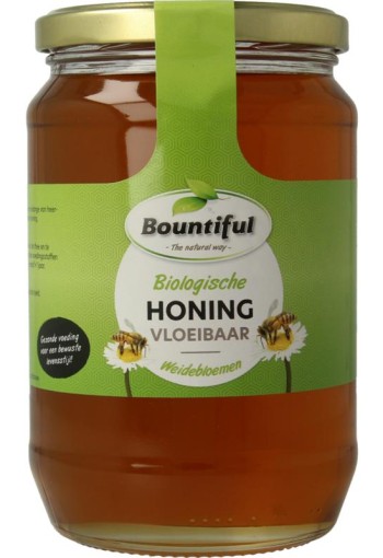 Bountiful Honing weidenbloemen vloeibaar bio (900 Gram)