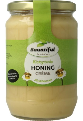 Bountiful Honing weidebloemen creme bio (900 Gram)