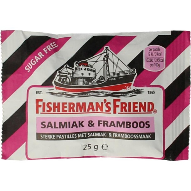 Fishermansfriend Framboos suikervrij (25 Gram)