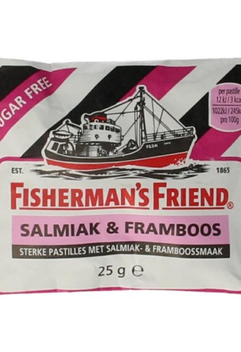 Fishermansfriend Framboos suikervrij (25 Gram)