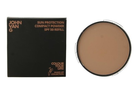 John van G Sun protection compact powder SPF50 refill 45 (1 Stuks)