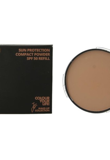 John van G Sun protection compact powder SPF50 refill 45 (1 Stuks)