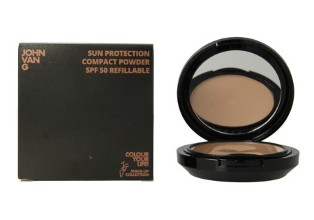 John van G Sun protection compact powder SPF50 refill 45 (1 Stuks)