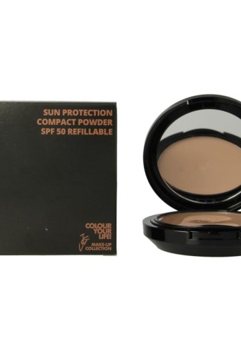 John van G Sun protection compact powder SPF50 refill 45 (1 Stuks)