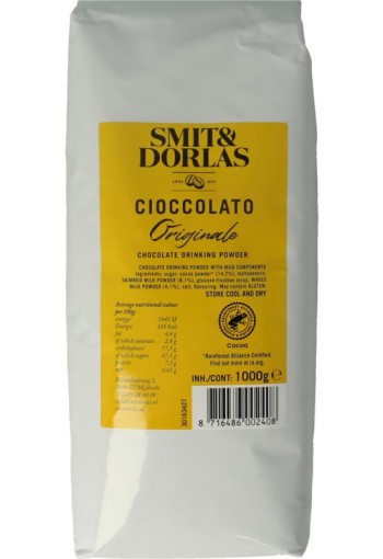 Smit & Dorlas Cioccolato cacao (1000 Gram)