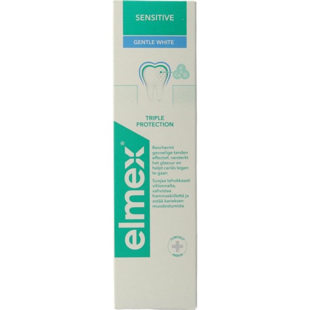 Elmex Tandpasta sensitive gentle white (75 Milliliter)