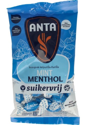 Anta Flu Mint suiker vrij met stevia (120 Gram)