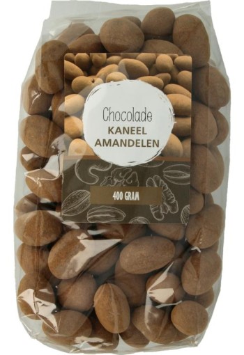 Mijnnatuurwinkel Chocolade kaneel amandelen (400 Gram)