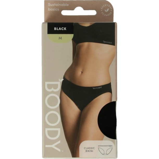 Boody Bikinislip classic zwart medium (1 Stuks)